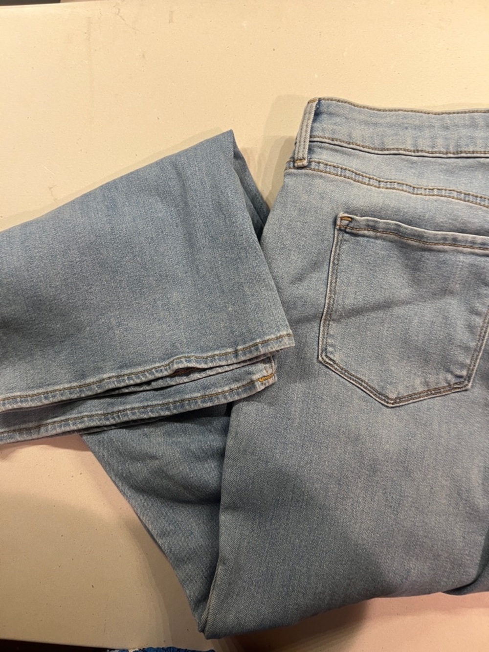 Old Navy Light Blue Straight Leg Women's Jeans